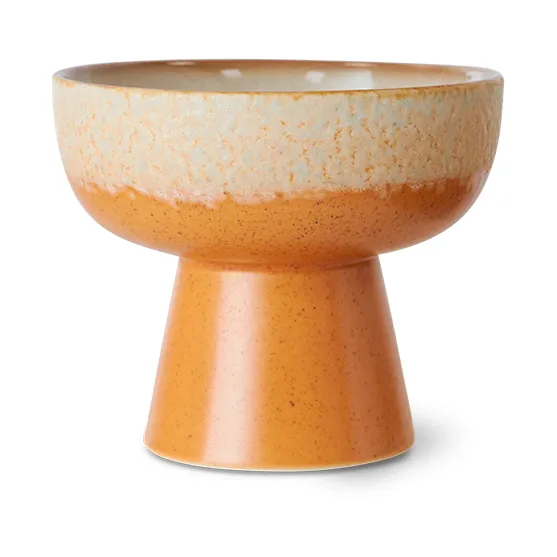 HKliving 70's tapasskål på fot S 11x9,5 cm Dunes | Skandinavisk Design | Serveringsskålar | Multi