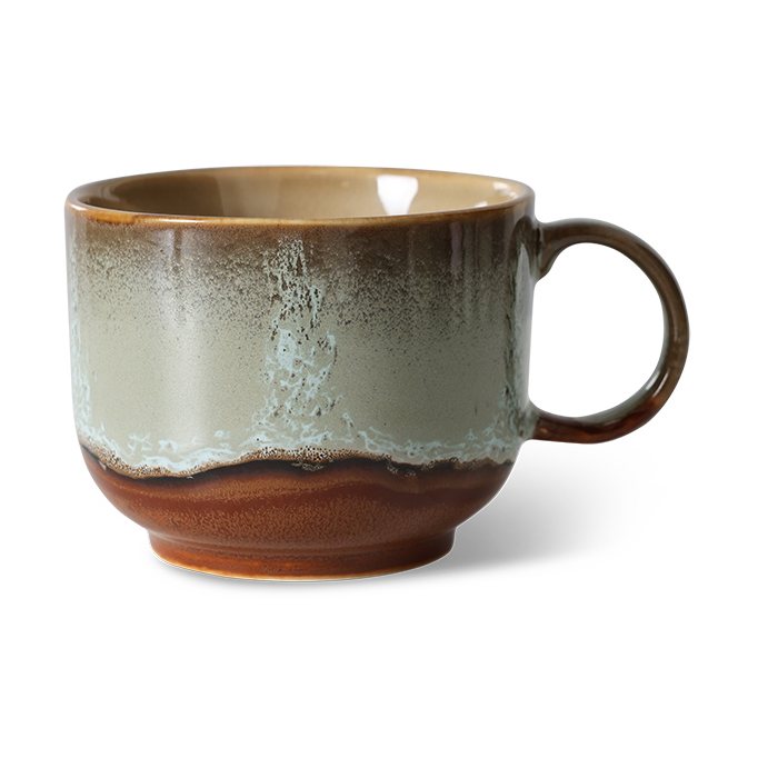 HKliving 70's tekopp 42,5 cl Echo | Skandinavisk Design | Kaffekoppar | Multi