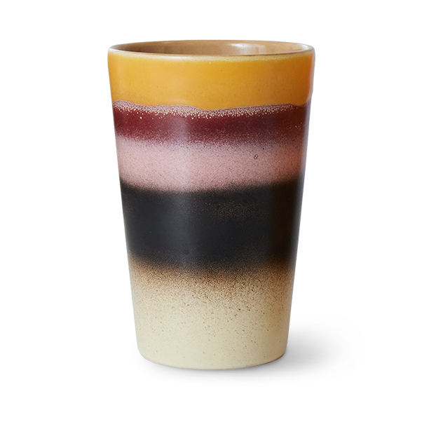 HKliving 70's temugg 46 cl Sunset | Skandinavisk Design | Kaffekoppar | Multi