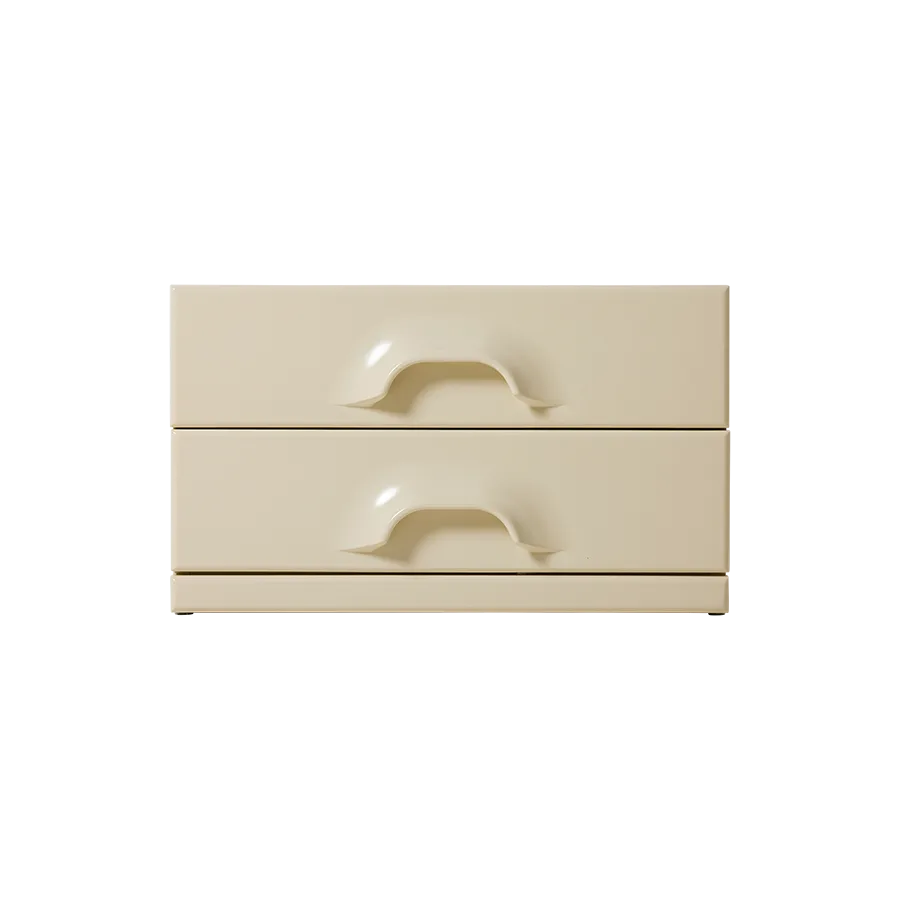 Byrå med 2 lådor 60x35 cm, Cream HKliving