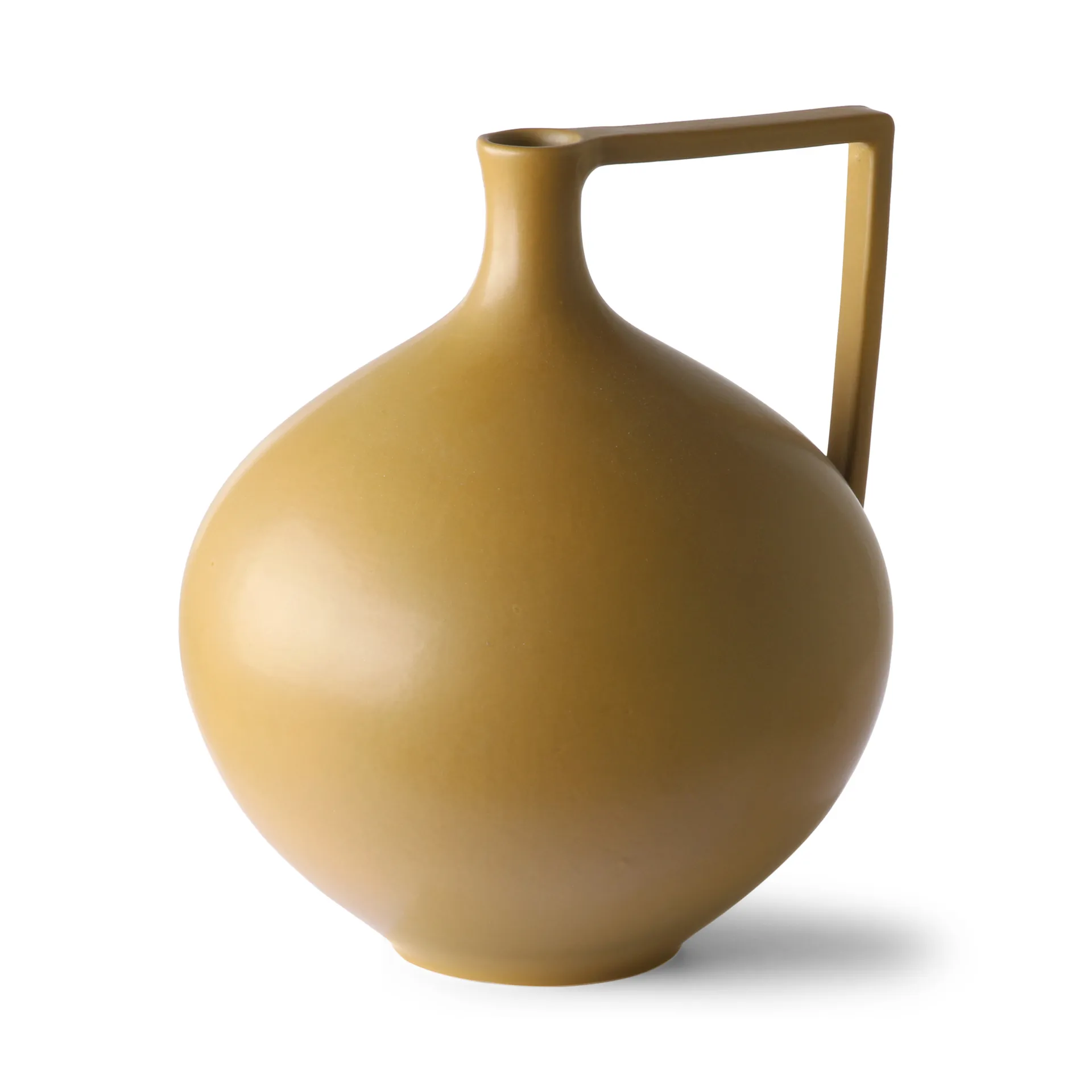 Ceramic Jar vas L 26,5 cm, Mustard HKliving