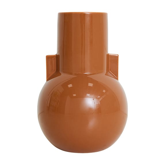 Ceramic vas small 26 cm - Caramel - HKliving