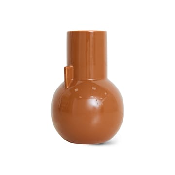 Ceramic vas small 26 cm - Caramel - HKliving