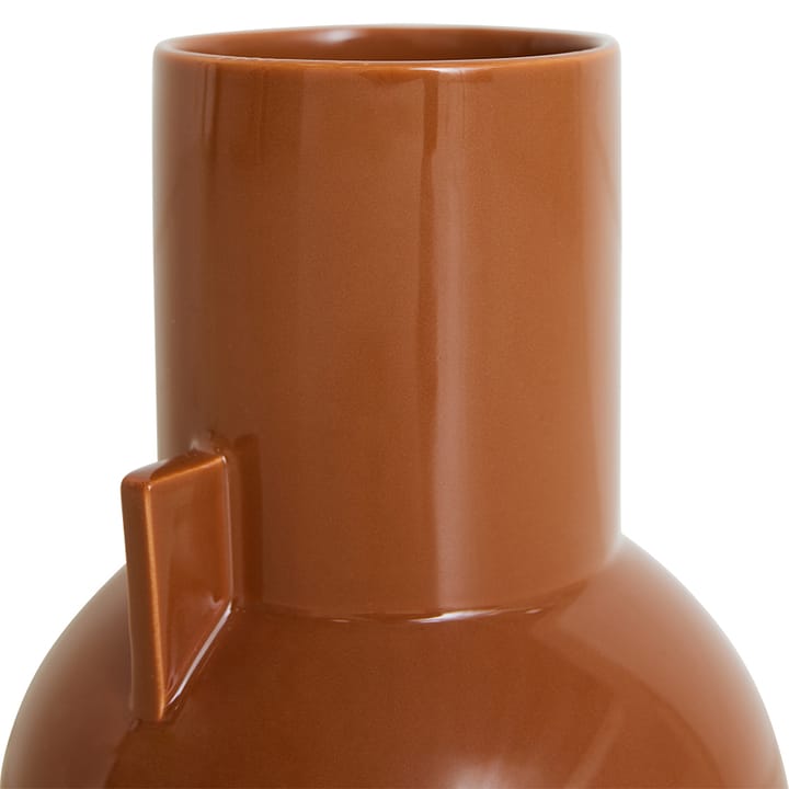 Ceramic vas small 26 cm, Caramel HKliving