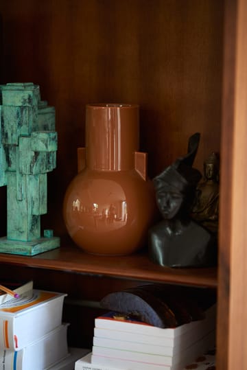 Ceramic vas small 26 cm - Caramel - HKliving