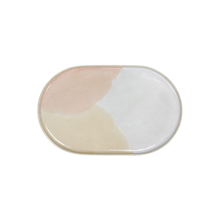 Gallery ceramics oval assiett - rosa/ nude - HKliving