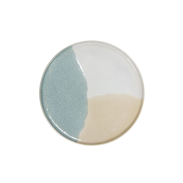 Gallery ceramics rund assiett, mint/ nude HKliving