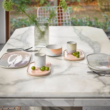 Gallery ceramics skål Ø12 cm - Blå-peach - HKliving
