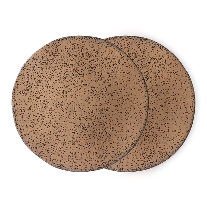 Gradient assiett 22,5 cm 2-pack - Taupe (brun) - HKliving