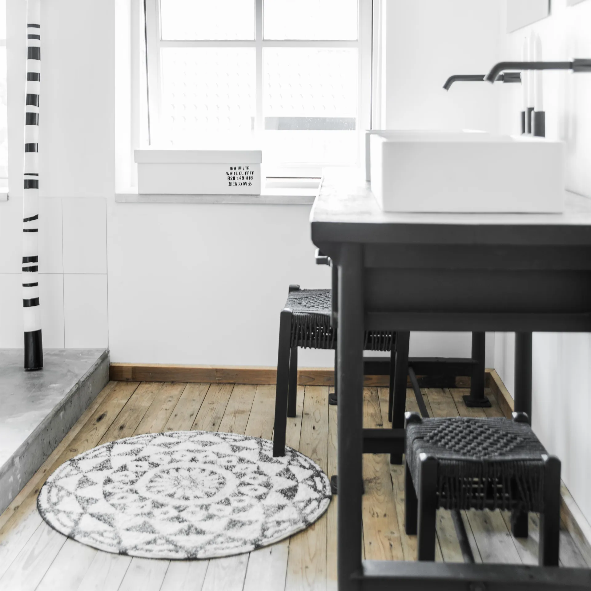 HKliving badrumsmatta rund, Ø 60 cm HKliving