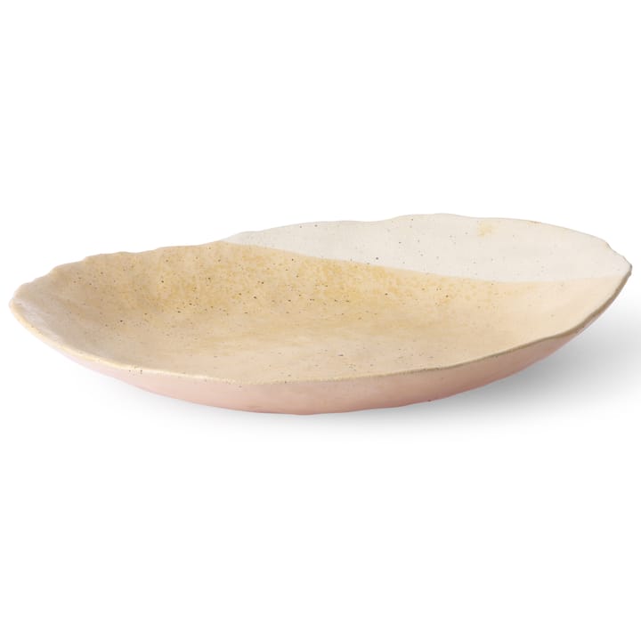 HKliving dekorationstallrik 34,5x38 cm, Cream-white HKliving