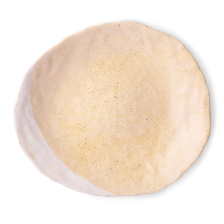 HKliving dekorationstallrik 34,5x38 cm, Cream-white HKliving