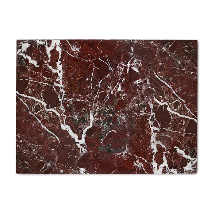 HKliving marmor skärbräda 50x40 cm, Burgundy HKliving