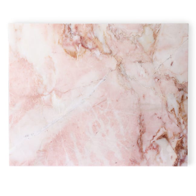 HKliving marmor skärbräda 50x40 cm - Rosa - HKliving
