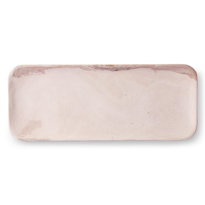 HKliving marmorbricka 30x12 cm - Rosa - HKliving