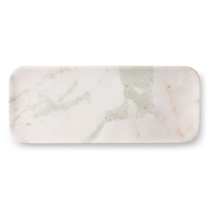 HKliving marmorbricka 30x12 cm - Vit-grön-rosa - HKliving