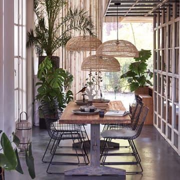 HKliving platt korglampa - natur - HKliving