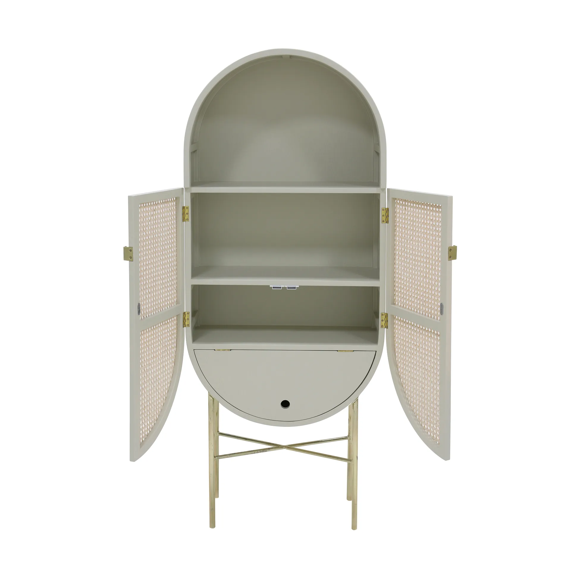 HKliving retro ovalt skåp, Gröngrå HKliving