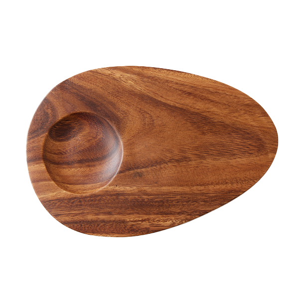 HKliving serveringsbricka Avocado Brown | Skandinavisk Design | Serveringsfat & Uppläggningsfat | Brun