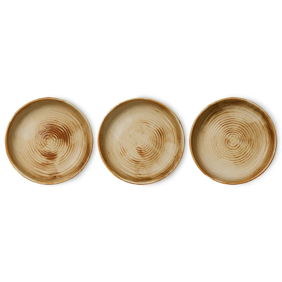 Home Chef djup tallrik large Ø21,5 cm, Rustic cream-brown HKliving