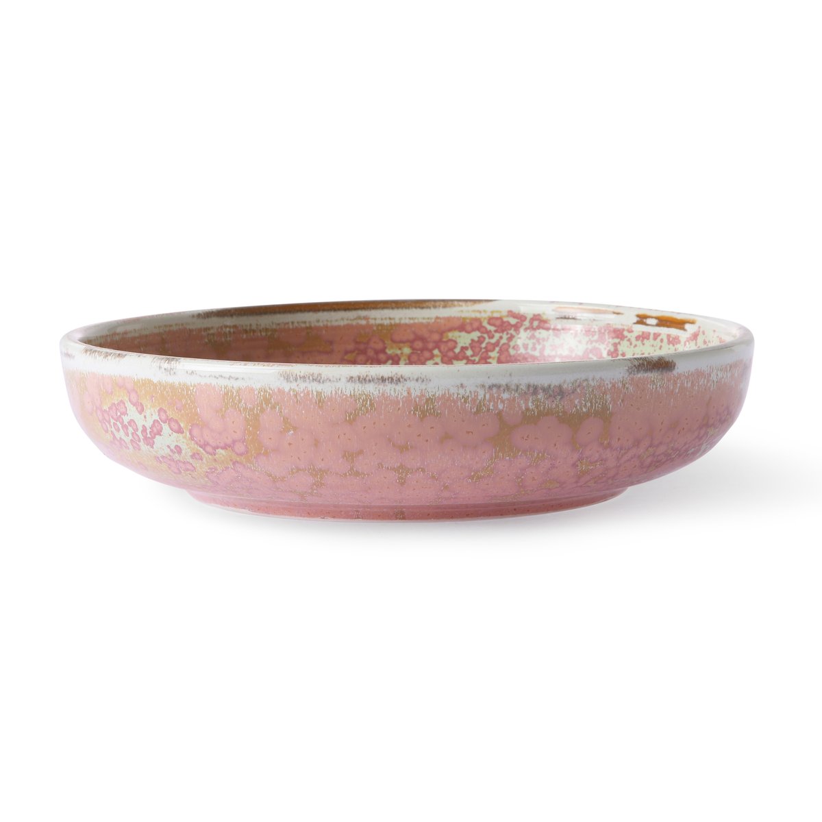 HKliving Home Chef djup tallrik medium 19,3 cm Rustic pink