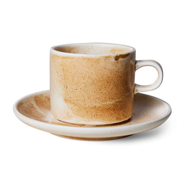 Home Chef kopp med fat 22 cl - Rustic cream-brown - HKliving