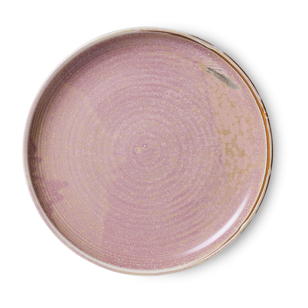 HKliving Home Chef mattallrik 26 cm Rustic pink | Skandinavisk Design | Mattallrikar | Rosa