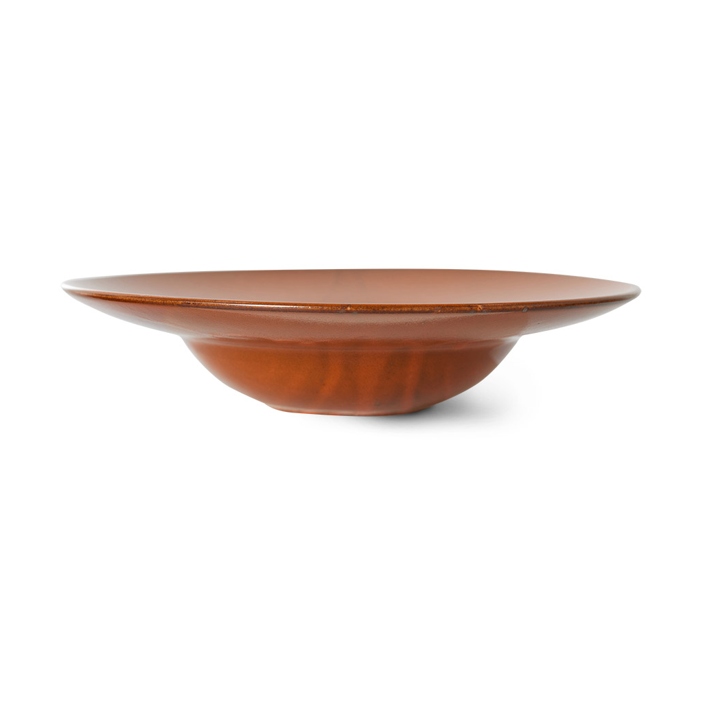 HKliving Home Chef pastatallrik 28,5 cm Burned orange