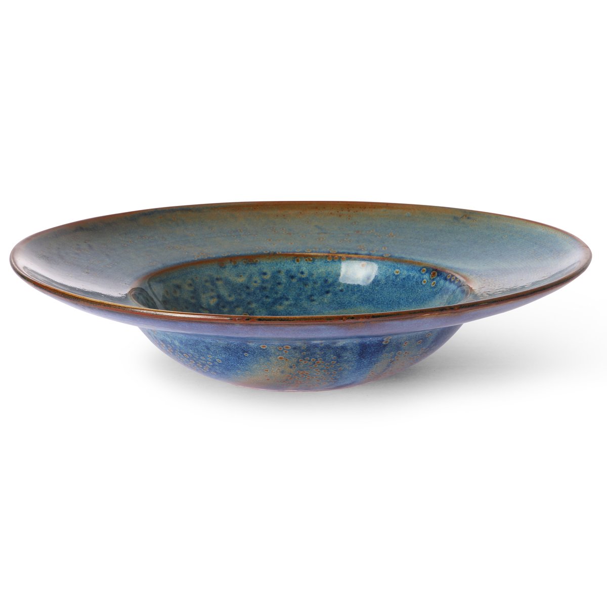 HKliving Home Chef pastatallrik 28,5 cm Rustic blue