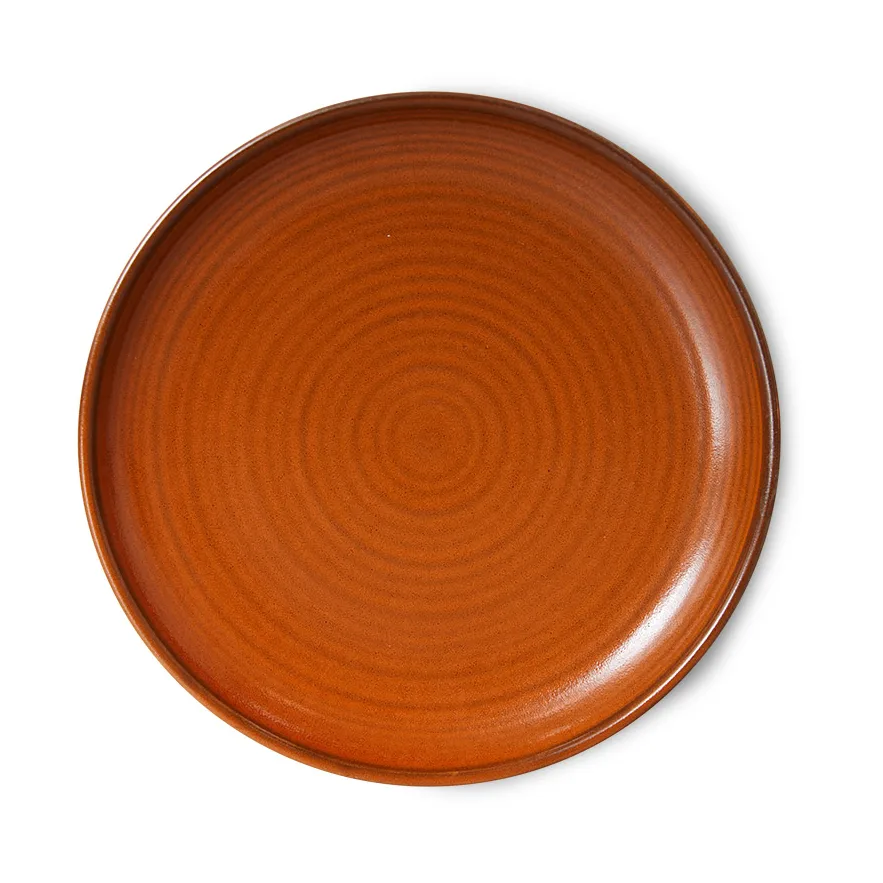 Home Chef side plate assiette Ø20 cm, Burned orange
