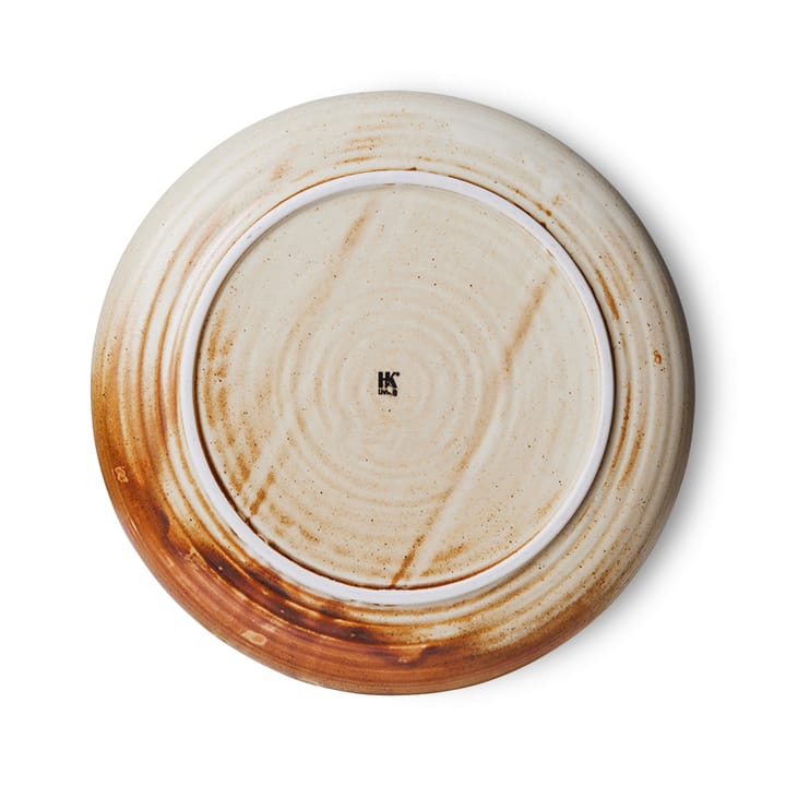 Home Chef side plate assiette Ø20 cm, Rustic cream-brown HKliving
