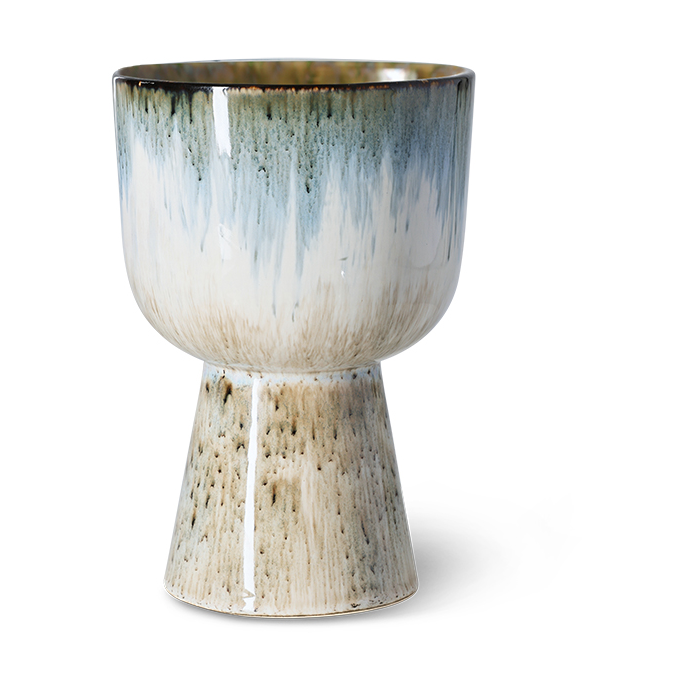 HKliving Retro blomkruka 16,5 cm Glacier | Skandinavisk Design | Krukor | Multi
