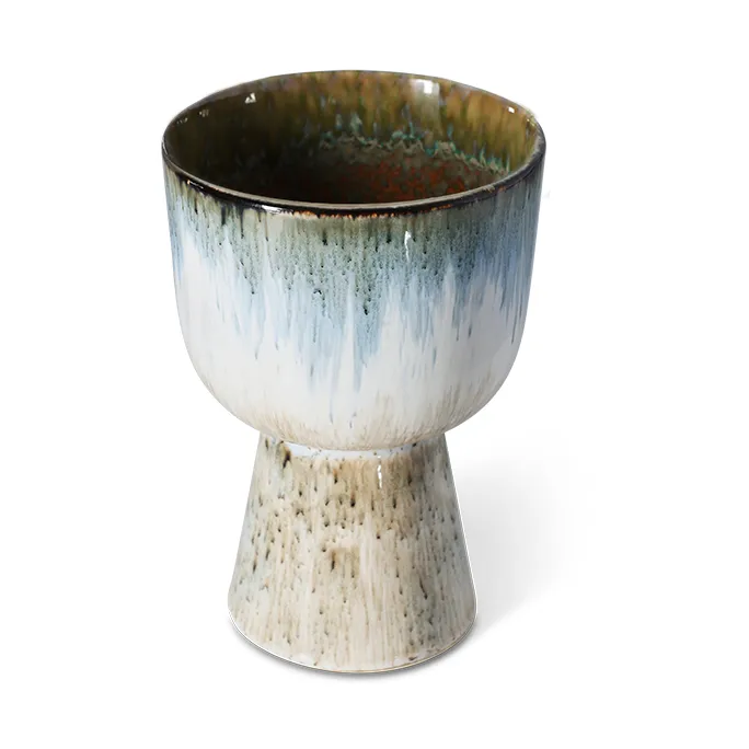 Retro blomkruka Ø16,5 cm, Glacier HKliving