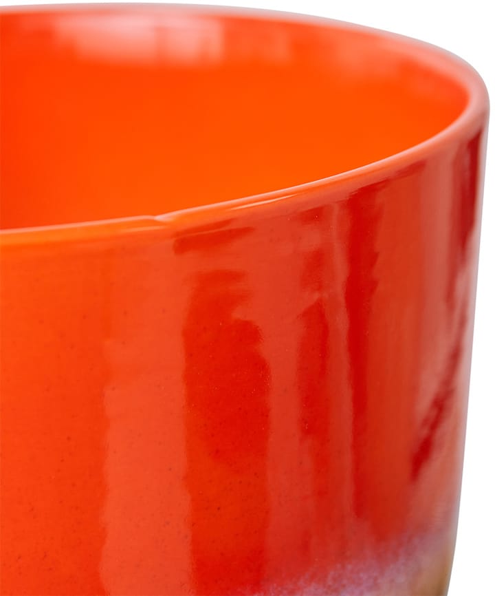 Retro blomkruka Ø20,5 cm, Cherry red HKliving