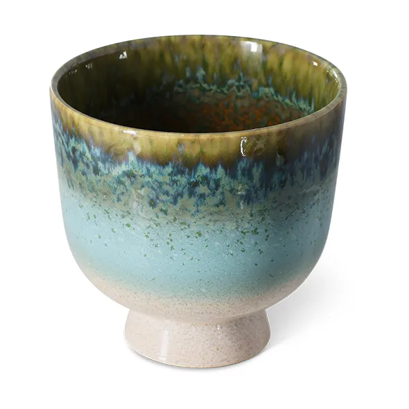 Retro blomkruka Ø20,5 cm, Lagoon HKliving