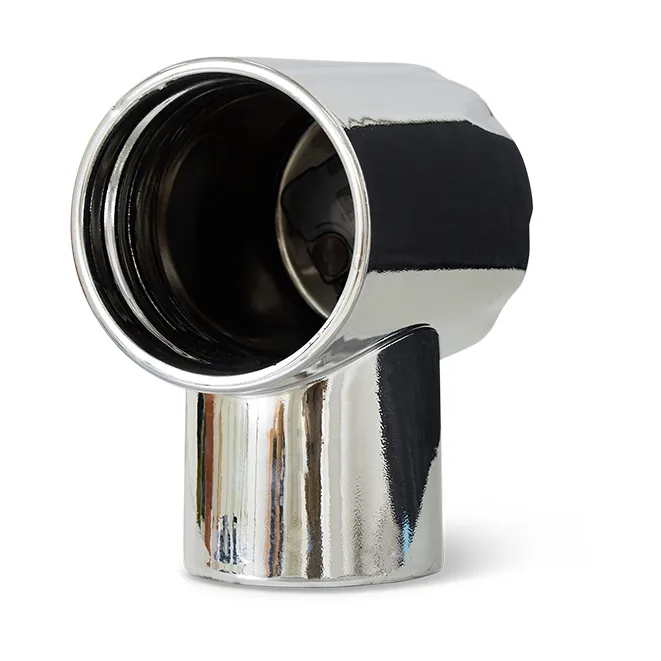 Retro keramikklocka 17,5 cm, Chrome HKliving