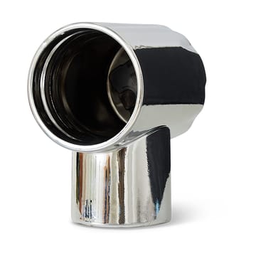Retro keramikklocka 17,5 cm - Chrome - HKliving