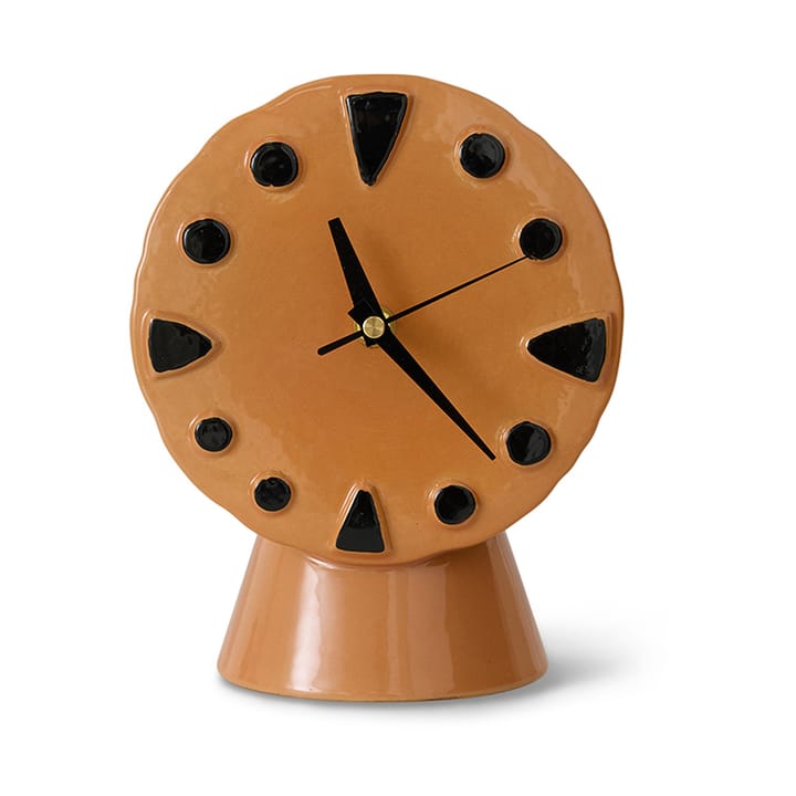 Retro keramikklocka 20,8 cm - Peach - HKliving
