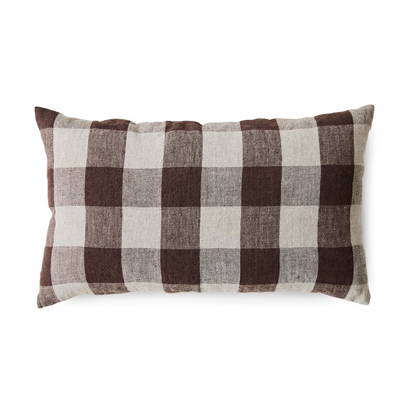 HKliving Woven kudde 35x60 cm Vineyard | Skandinavisk Design | Kuddar | Svart
