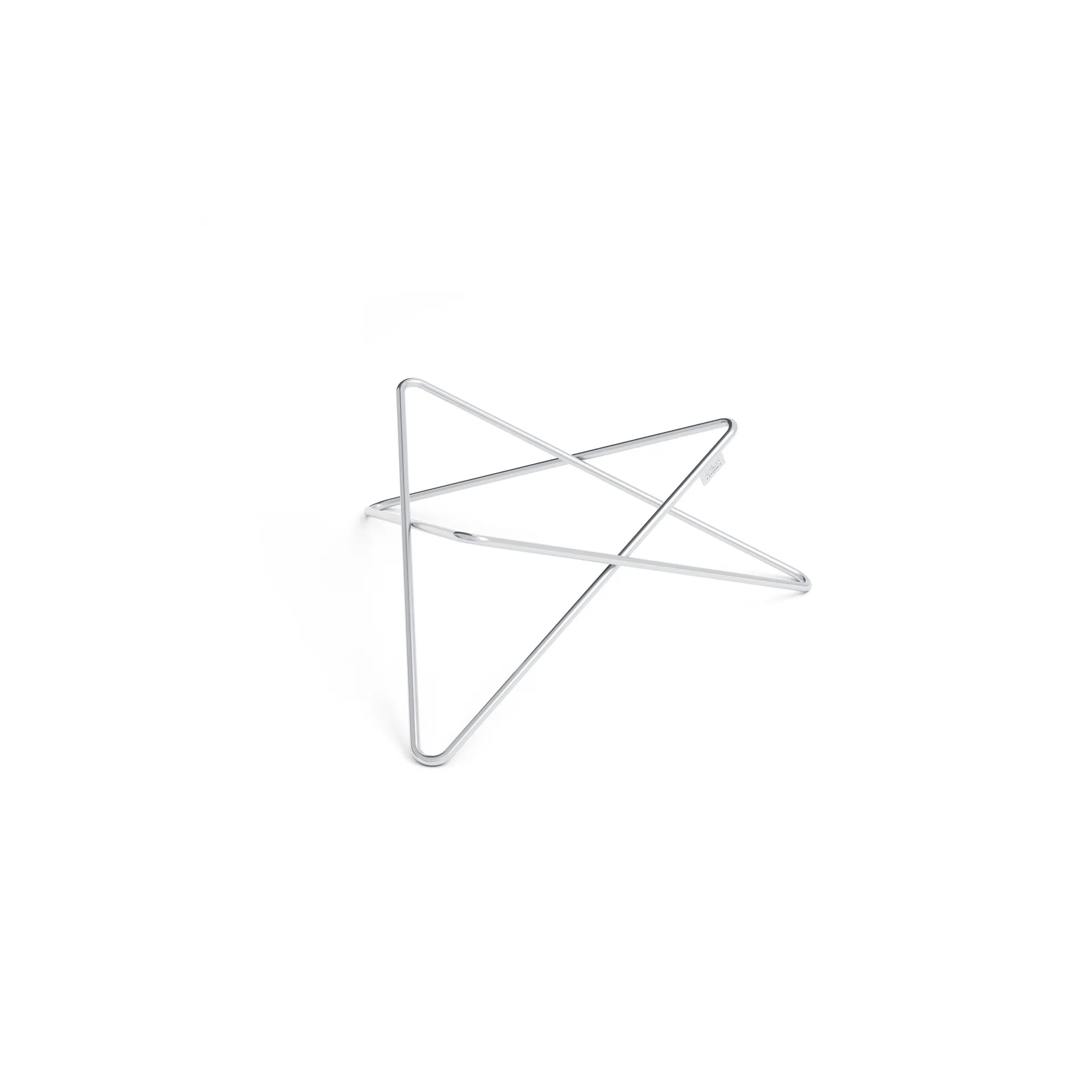 BOWL 57 stjärnstativ, Silver Höfats