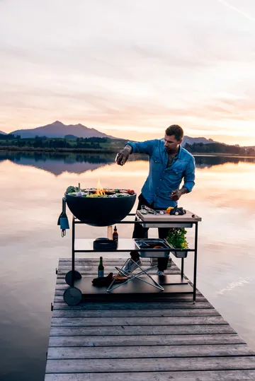 FIRE KITCHEN hjul till utekök - Svart, 2-pack - Höfats