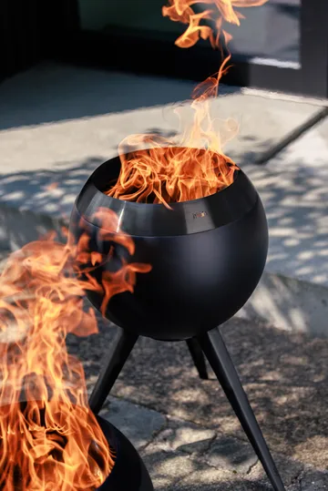 MOON 45 eldstad - All black, högt stativ - Höfats