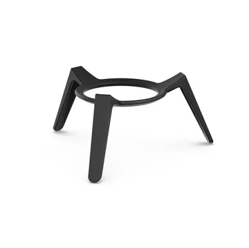 MOON 45 eldstad - Svart-silver, lågt stativ - Höfats