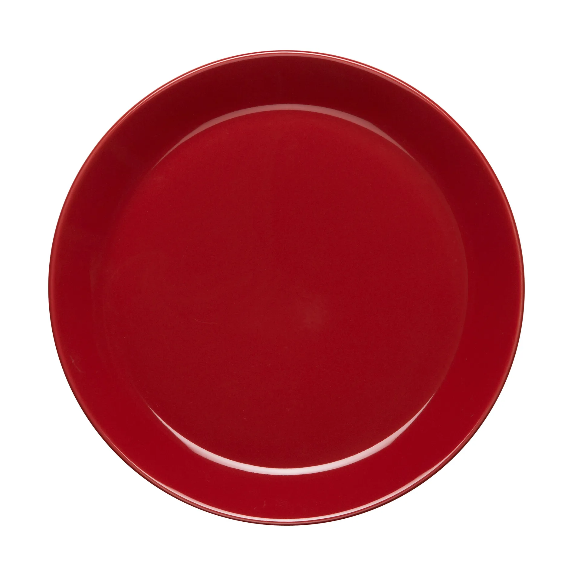 Höganäs assiett 20 cm, äppelröd blank Höganäs Keramik