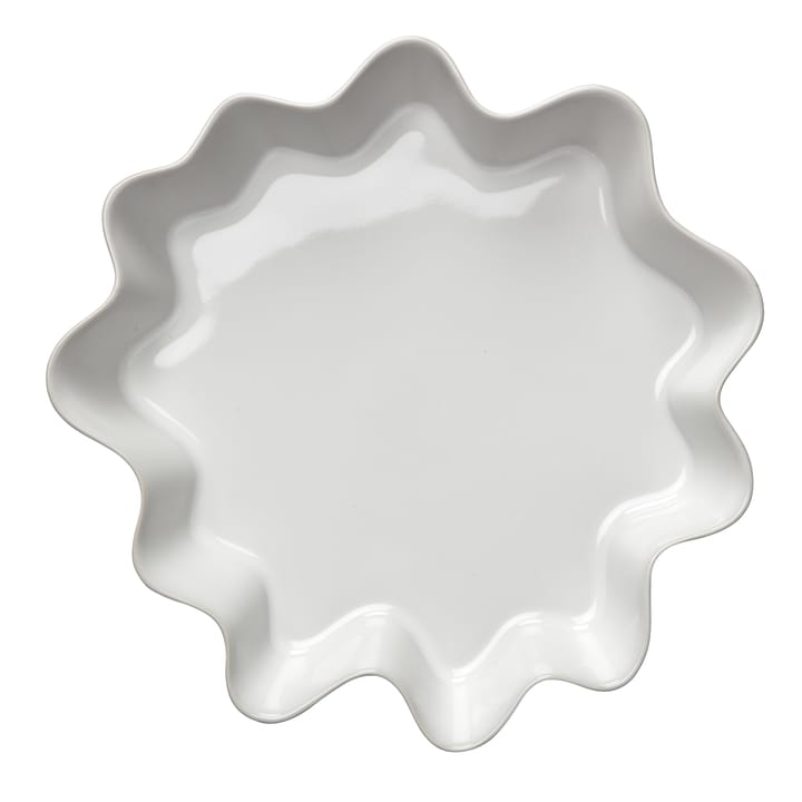 Höganäs pajform - vit blank - Höganäs Keramik