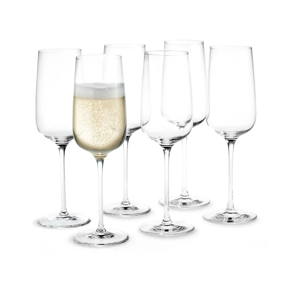 Bouquet champagneglas 6-pack 29 cl,  Holmegaard