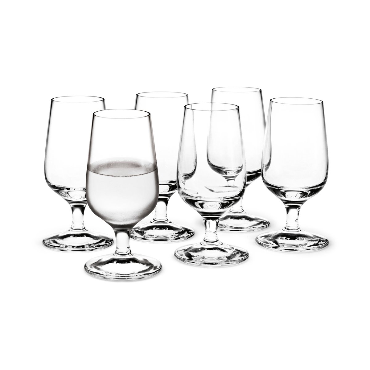 Holmegaard Bouquet snapsglas 6-pack 7 cl | Skandinavisk Design | Snapsglas | Transparent