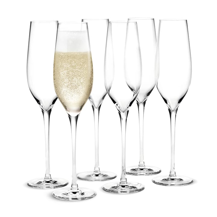 Cabernet champagneglas 29 cl 6-pack - Klar - Holmegaard