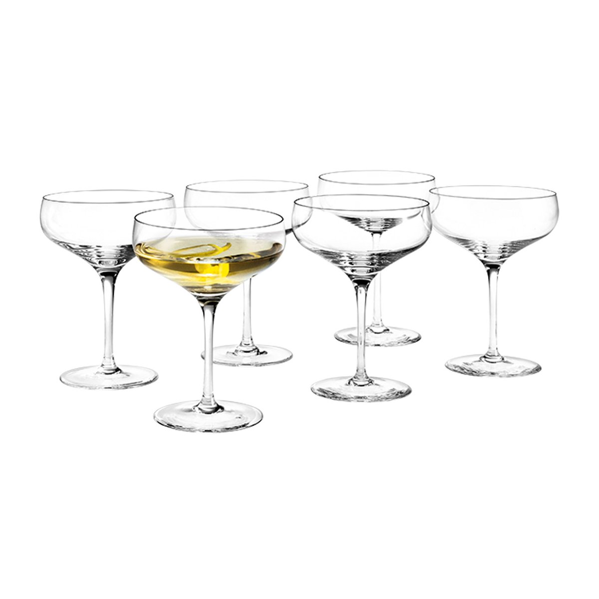 Holmegaard Cabernet cocktailglas 29 cl 6-pack Klar | Skandinavisk Design | Cocktailglas | Transparent