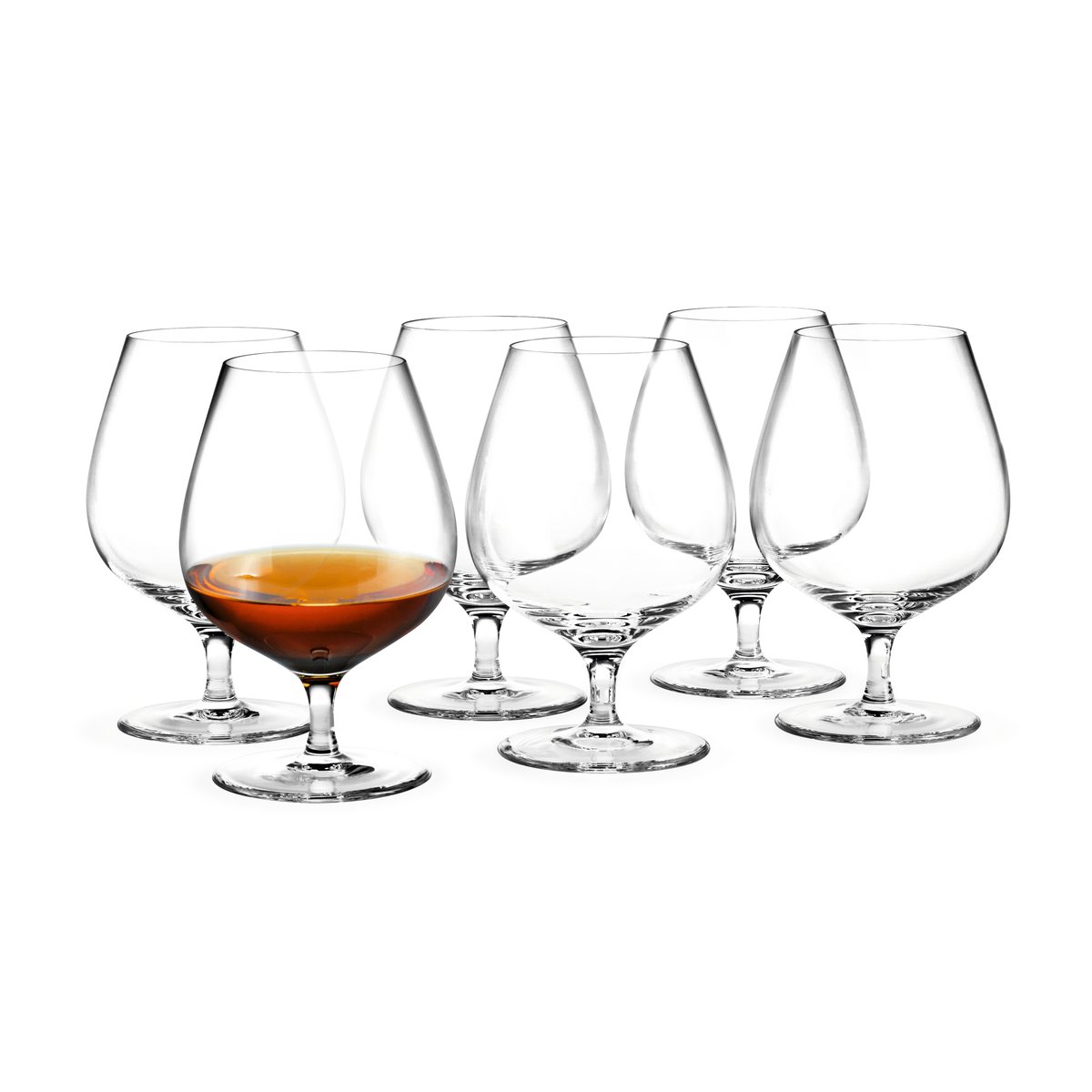 Holmegaard Cabernet konjakskupa 63 cl 6-pack Klar | Skandinavisk Design | Whiskeyglas & Konjaksglas | Transparent